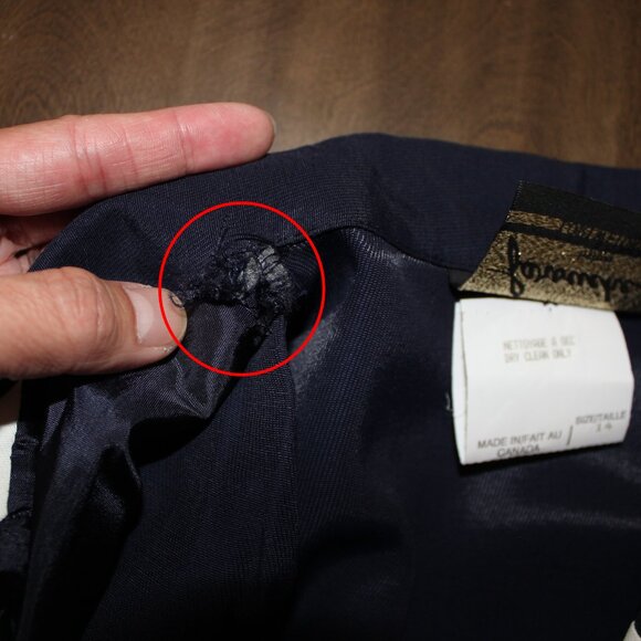 vintage❤️Farouche by Lori Weidner❤️one-piece school uniform blazer bib jacket - Picture 13 of 13